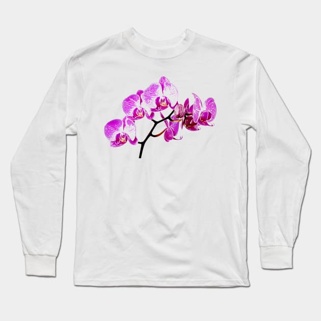 Orchid Long Sleeve T-Shirt by Jirka Svetlik